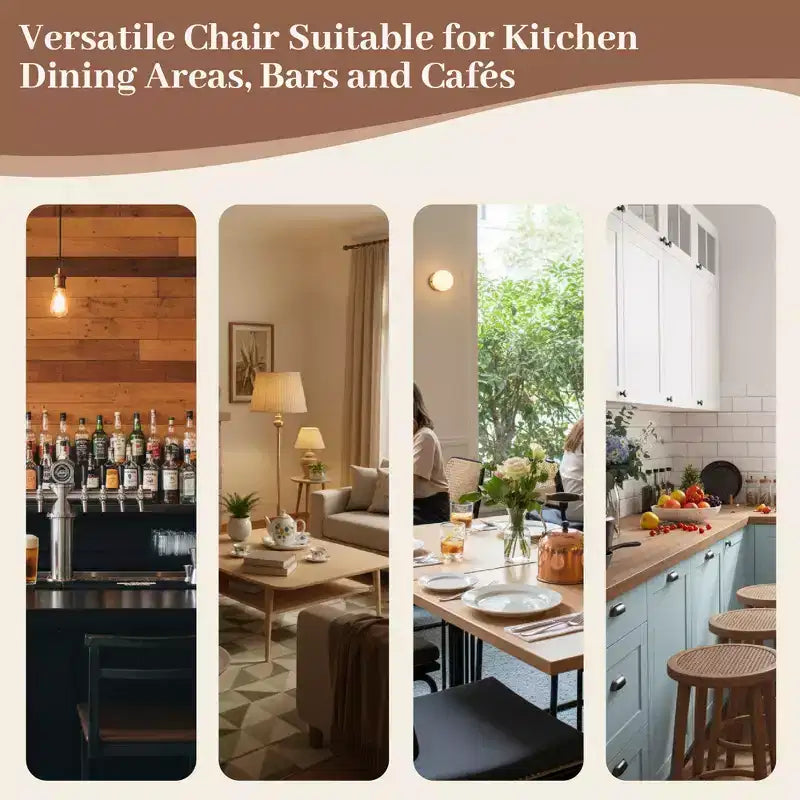 Chaise de salle à manger en tissu doux avec dossier incurvé et pieds aspect bois, chaise d'appoint de cuisine avec repose-pieds intégré