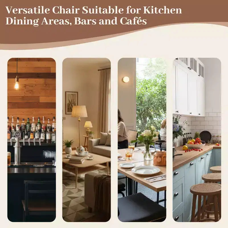 Chaise de salle à manger en tissu doux avec dossier incurvé et pieds aspect bois, chaise d'appoint de cuisine avec repose-pieds intégré