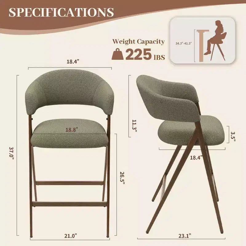 Chaise de salle à manger en tissu doux avec dossier incurvé et pieds aspect bois, chaise d'appoint de cuisine avec repose-pieds intégré