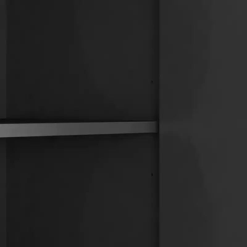 JVNOXK Buffet Encastré 56 Pouces Grand Style Moderne avec Espace de Rangement, Étagères Réglables, Peut Servir de Meuble Décoratif, Noir