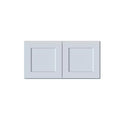 CASAINC 36 W x 18 H x 27 D Shaker Base Kitchen Cabinet with Double Doors, Solid Wood Frame, Water-Based Low-VOC Paint, Soft-Close, RTA, Dove Gray