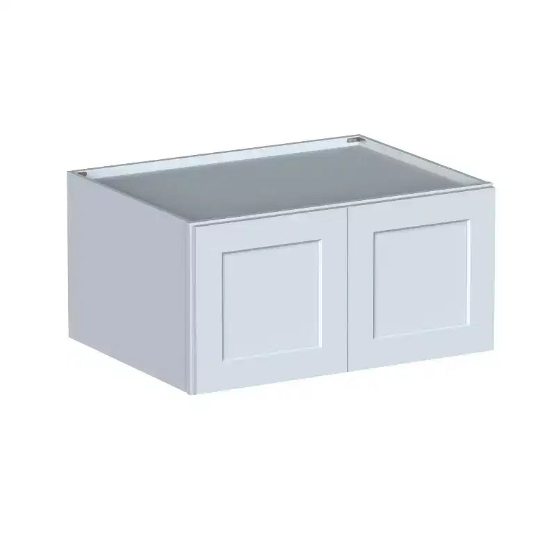 Meuble bas de cuisine CASAINC 36 L x 18 H x 27 P Shaker avec double portes, cadre en bois massif, peinture à base d'eau à faible teneur en COV, fermeture en douceur, prêt à assembler, gris tourterelle