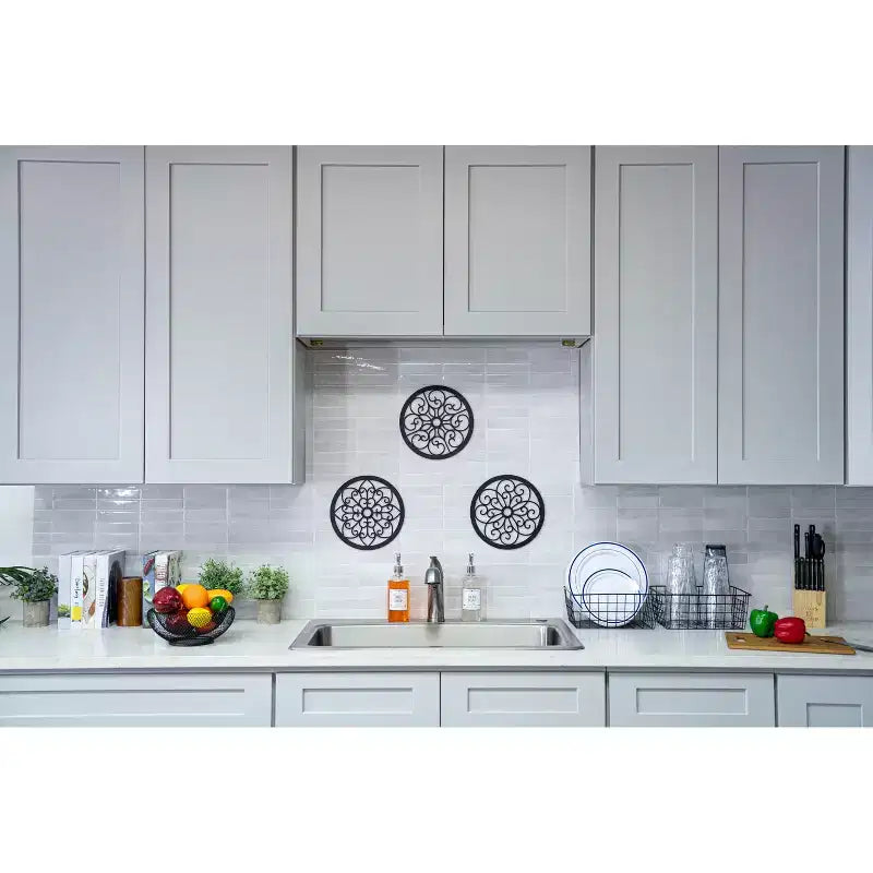 Meuble bas de cuisine CASAINC 36 L x 18 H x 27 P Shaker avec double portes, cadre en bois massif, peinture à base d'eau à faible teneur en COV, fermeture en douceur, prêt à assembler, gris tourterelle
