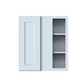 CASAINC 27 W x 30 H x 12 D Shaker Base Kitchen Cabinet, Solid Wood Frame, Water-Based Low-VOC Paint, Soft-Close, RTA, Dove Gray