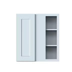 CASAINC 27 W x 30 H x 12 D Shaker Base Kitchen Cabinet, Solid Wood Frame, Water-Based Low-VOC Paint, Soft-Close, RTA, Dove Gray