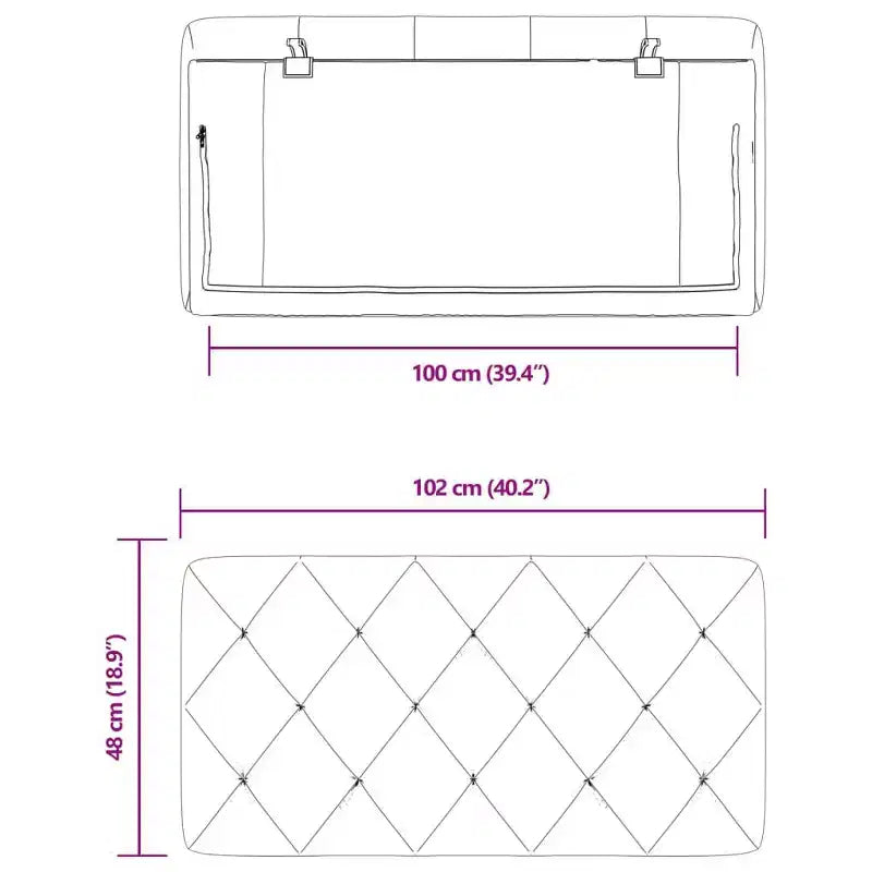 vidaXL Coussin de tête de lit Oreiller décoratif capitonné pour chambre à coucher en velours