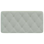 vidaXL Coussin de tête de lit Oreiller décoratif capitonné pour chambre à coucher en velours