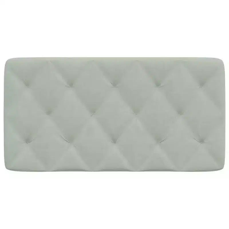 vidaXL Coussin de tête de lit Oreiller décoratif capitonné pour chambre à coucher en velours