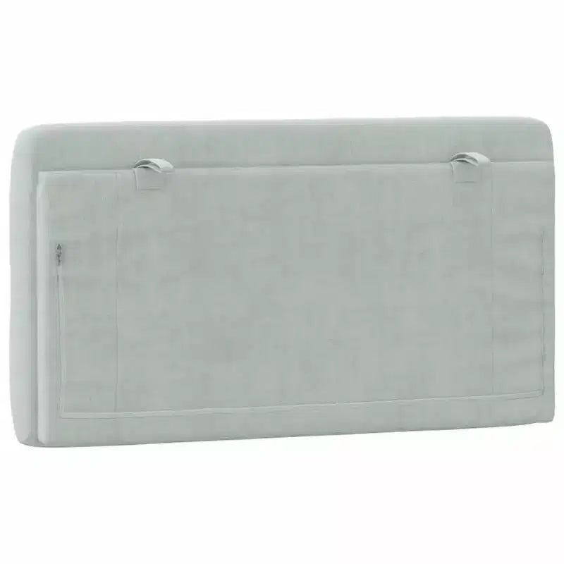 vidaXL Coussin de tête de lit Oreiller décoratif capitonné pour chambre à coucher en velours