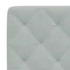 vidaXL Coussin de tête de lit Oreiller décoratif capitonné pour chambre à coucher en velours