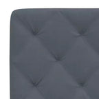 vidaXL Coussin de tête de lit Oreiller décoratif capitonné pour chambre à coucher en velours
