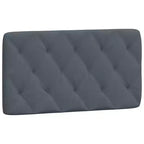 vidaXL Headboard Cushion Decorative Upholstered Pillow Back Bedroom Velvet