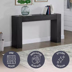 Console en bois massif Stockyard de 56 pouces