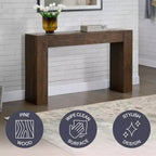 Console en bois massif Stockyard de 56 pouces