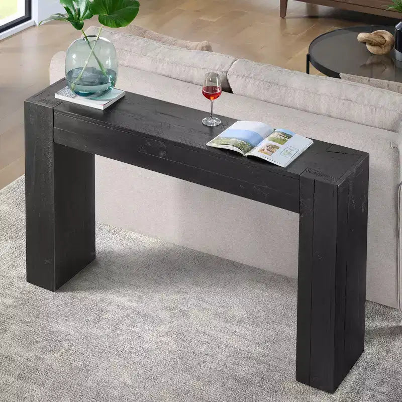Stockyard Solid Wood Console Table 56 Inch