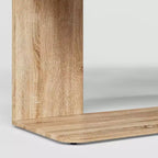 Étagère d'angle 6 niveaux emboîtable en bois clair Famapy