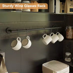 Meuble de bar à café de 72 po de hauteur de style campagnard, buffet de rangement pour garde-manger de cuisine avec étagères réglables, vaisselier