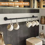 Meuble de bar à café de 72 po de hauteur de style campagnard, buffet de rangement pour garde-manger de cuisine avec étagères réglables, vaisselier