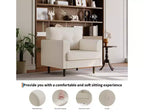 Fauteuil d'appoint surdimensionné, Fauteuil de salon rembourré, Fauteuil de canapé individuel, Fauteuil de lecture confortable pour appartement, chambre, bureau