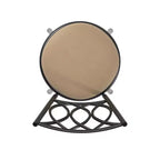 Tabouret de bar Venetta à dossier volute - Lot de 3 - Noir - iNSPIRE Q