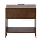 Table d'appoint en bois Mezzeta de Kate and Laurel, 22x14x22, marron