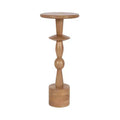 Kate and Laurel Avenal Drink Table, 9x9x22, Natural