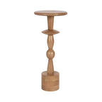 Kate and Laurel Avenal Drink Table, 9x9x22, Natural