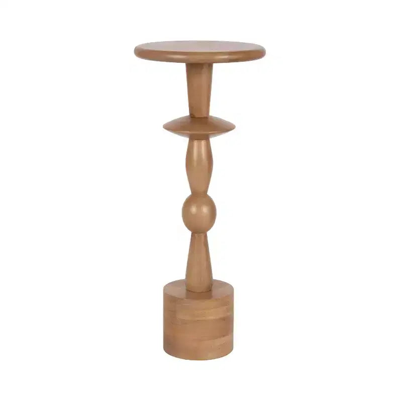 Kate and Laurel Avenal Drink Table, 9x9x22, Natural