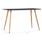 Table à manger rectangulaire de plusieurs coloris