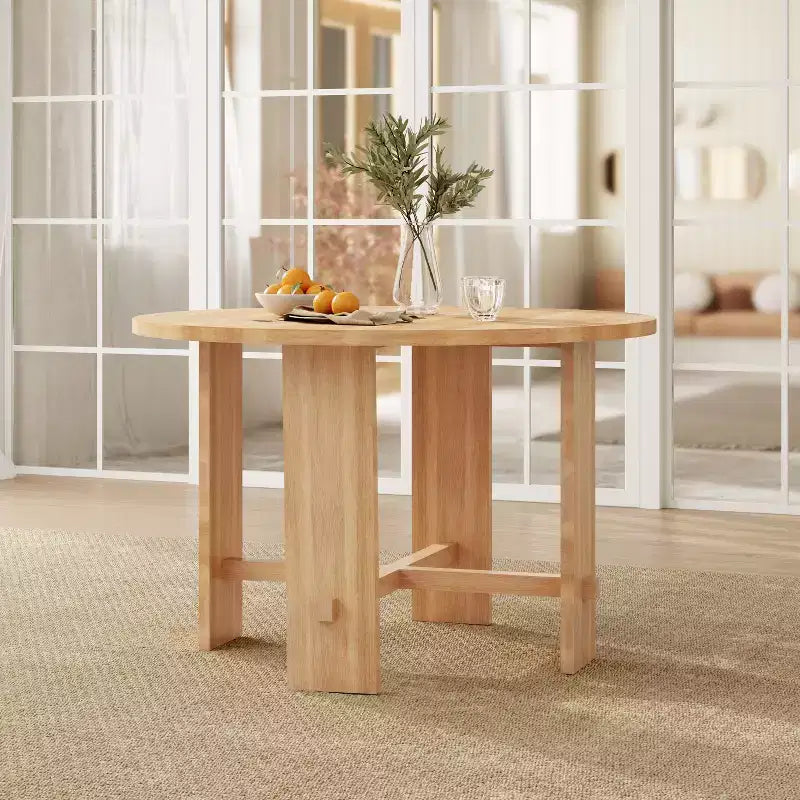 Table à manger Ulysse Farmhouse en bois d'hévéa Christopher Knight Home