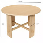 Table à manger Ulysse Farmhouse en bois d'hévéa Christopher Knight Home