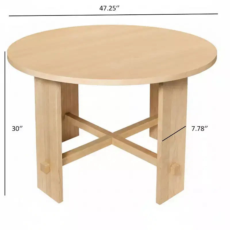 Table à manger Ulysse Farmhouse en bois d'hévéa Christopher Knight Home