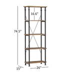 Bibliothèque Ronay rustique industrielle vintage – iNSPIRE Q