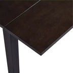 GDFStudio Zamora 29-45 Table à manger extensible avec pieds en bois d'hévéa