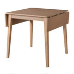 GDFStudio Zamora 29-45 Table à manger extensible avec pieds en bois d'hévéa