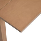GDFStudio Zamora 29-45 Table à manger extensible avec pieds en bois d'hévéa