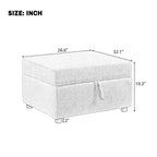 GDFStudio Frank 26.6 Ottoman de rangement mobile
