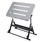 Table de soudage pliante avec roues verrouillables et inclinaison à 3 positions Plusieurs tailles et capacités (159/227/454 kg) pour atelier domestique