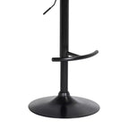 Tabouret de bar pivotant réglable en métal rembourré GDFStudio Orion