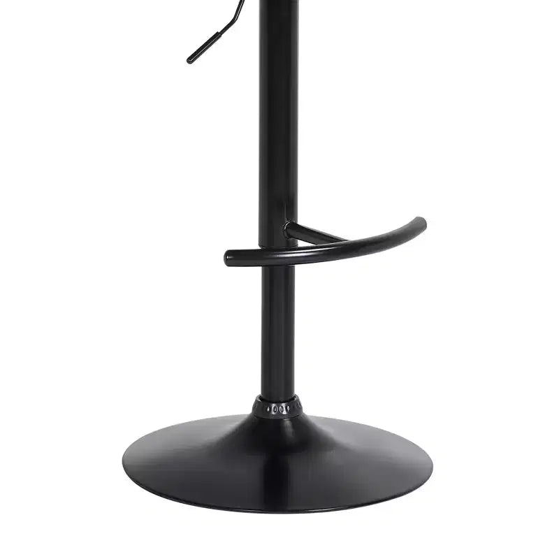 Tabouret de bar pivotant réglable en métal rembourré GDFStudio Orion