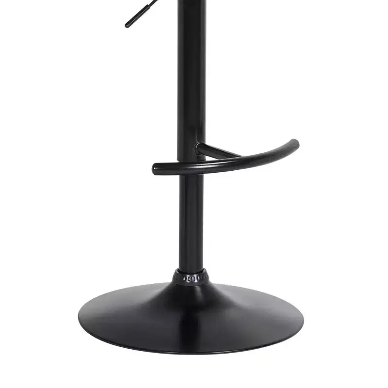 Tabouret de bar pivotant réglable en métal rembourré GDFStudio Orion