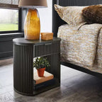 Table d'appoint 1 tiroir Hadley finition noire – Noir – iNSPIRE Q