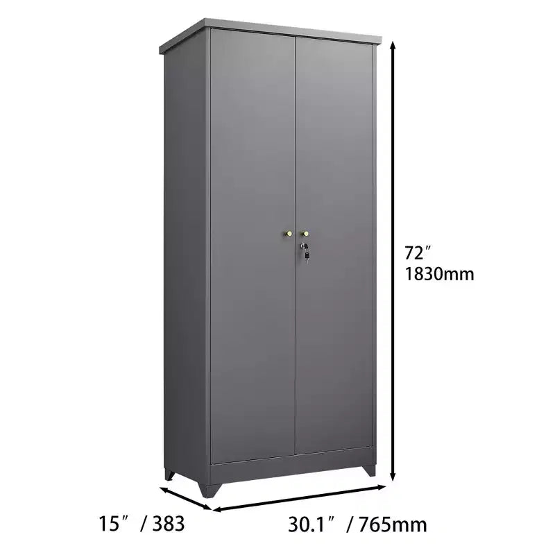 Armoire de rangement extérieure étanche avec étagères