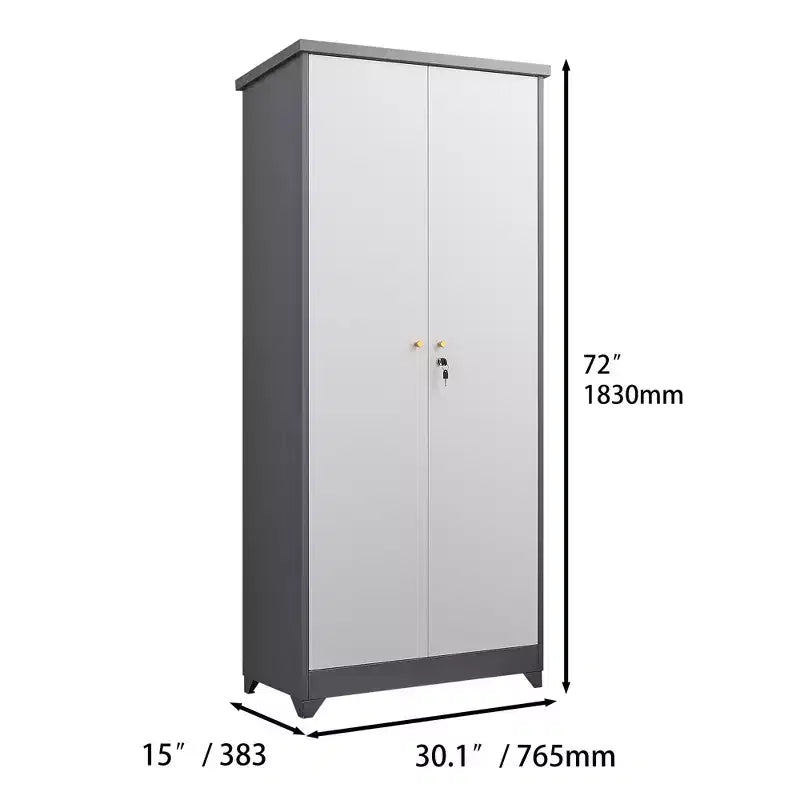 Armoire de rangement extérieure étanche avec étagères