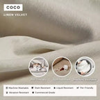 Canapé d'angle modulable lavable 4 places Anabei | Assise Memorix+ et coussin Contour