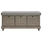 Banc de rangement Marin avec coussin en lin - iNSPIRE Q