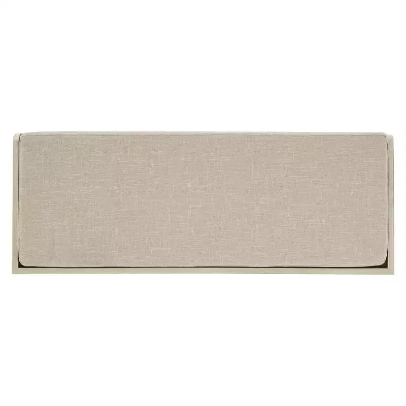 Banc de rangement Marin avec coussin en lin - iNSPIRE Q