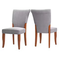Pershing Velvet Upholstered Parsons Dining Chairs (Set of 2) - iNSPIREQ