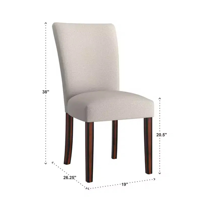 Chaises de salle à manger Quinby Parsons (Lot de 2) - iNSPIREQ