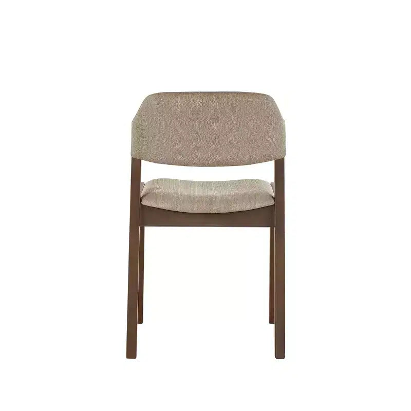 Chaise de salle à manger Abstergo moderne en bois scandinave (lot de 2) - iNSPIREQ